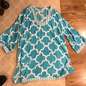 Tunic- turquoise-
